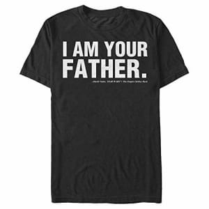 Star Wars Men's T-Shirt, BLACK, x-large for $20