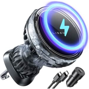 Lisen 15W Wireless Phone Car Charger Mount for $21