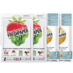 FreshPaper Reusable Food Saver Sheets 32-Pack for $20