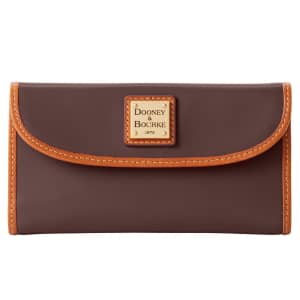 Dooney & Bourke Wexford Continental Leather Clutch for $79 Dooney & Bourke Wexford Continental Leather Clutch for $79