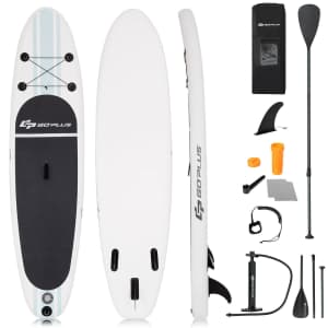 GoPlus 10-Foot Inflatable Stand Up Paddle Board for $199 GoPlus 10-Foot Inflatable Stand Up Paddle Board for $199