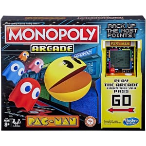 Monopoly Arcade Pac-Man Board Game for $18 Monopoly Arcade Pac-Man Board Game for $18