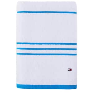 Tommy Hilfiger 30" x 54" Cotton Bath Towel for $6