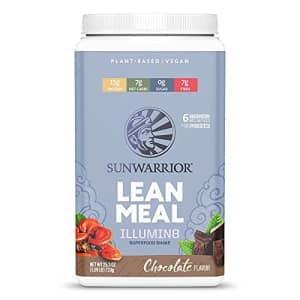 Sunwarrior Lean Meal Vegan Meal Replacement Powder Keto Friendly Non GMO Sugar Gluten Soy and Dairy for $38