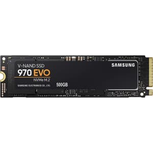 Samsung 970 EVO 500GB NVMe M.2 SSD for $154