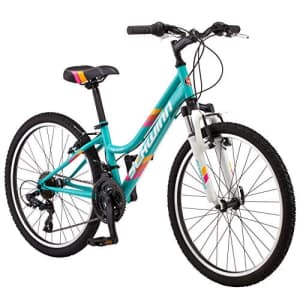 Schwinn High Timber Youth/Adult Mountain Bike, Steel Frame, 24-Inch Wheels, 21-Speed, Teal for $464 Schwinn High Timber Youth/Adult Mountain Bike, Steel Frame, 24-Inch Wheels, 21-Speed, Teal for $464