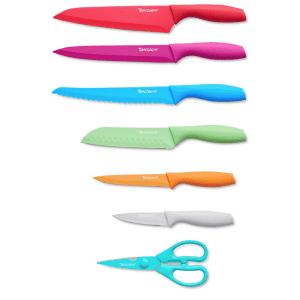 Tomodachi Jewels 13-Piece Knife Set w/ Kitchen Shears for $26 Tomodachi Jewels 13-Piece Knife Set w/ Kitchen Shears for $26