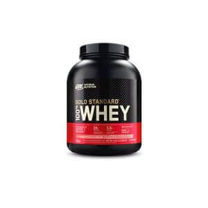 Optimum Nutrition Gold Standard 100% Whey Protein Powder, Strawberry & Cream, 5 Pound (Packaging for $104