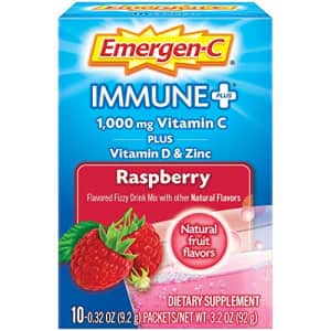 Emergen-C Immune+ 1000mg Vitamin C Powder, with Vitamin D, Zinc, Antioxidants and Electrolytes for for $13