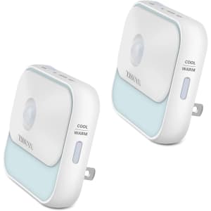Zisuyu Motion Sensor Night Light 2-Pack. Apply coupon code "X8TDHIBG" for a savings of $7.