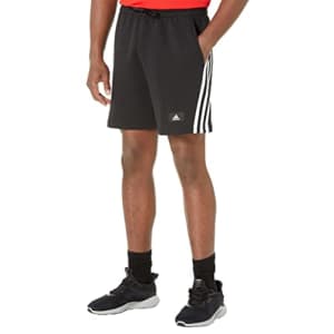 adidas Men's Sportswear Future Icon 3-Stripes Shorts, Black, Small for $17
