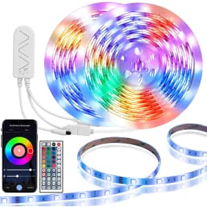 TaoTronics 16.4-Ft. Smart WiFi LED Strip Lights 2-Pack for $30 TaoTronics 16.4-Ft. Smart WiFi LED Strip Lights 2-Pack for $30