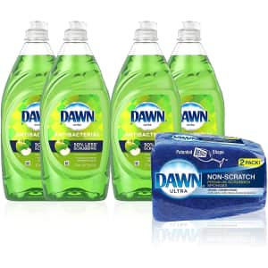 Dawn Ultra Antibacterial Dishwashing Liquid 4-Pack for $12 via Sub & Save Dawn Ultra Antibacterial Dishwashing Liquid 4-Pack for $12 via Sub & Save