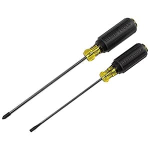 Klein Tools Screwdriver Set, 3/16 Cabinet and #2 Phillips Precision Machined Tips, Cushion-Grip Handles, Round for $15