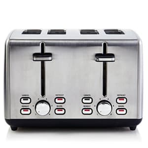 Continental Electric Toaster ps77451, 4-Slice, Stainless Steel for $55 Continental Electric Toaster ps77451, 4-Slice, Stainless Steel for $55