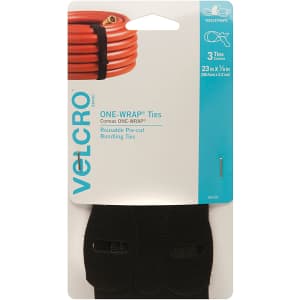 Velcro Brand One-Wrap Bundling Tie 3-Pack for $3 Velcro Brand One-Wrap Bundling Tie 3-Pack for $3