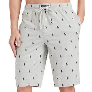Polo Ralph Lauren Men's Cotton Logo Pajama Shorts for $19 Polo Ralph Lauren Men's Cotton Logo Pajama Shorts for $19