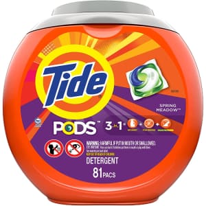 Tide Pods 3-in-1 Laundry Detergent Pacs 81-Pack for $16 via Sub & Save Tide Pods 3-in-1 Laundry Detergent Pacs 81-Pack for $16 via Sub & Save