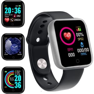 Zhilinnnn Fitness Tracker Smart Watch w/ Heart Rate Monitor for $17