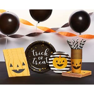American Greetings Halloween Party Supplies, Trick-or-Treat Paper Dinner Plates (36-Count) for $10