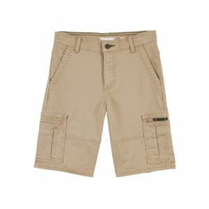 Wrangler Boys' Straight Fit Cargo Shorts, Khaki, 16 for $13