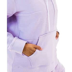 Spalding Womens Activewear Heritage Blocked Hoodie Sweatshirt Blue Lilac,Large for $20