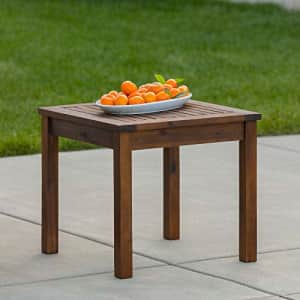Walker Edison Furniture Company AZWSSTDB Modern Outdoor Patio Wood Side Square End Table All for $151 Walker Edison Furniture Company AZWSSTDB Modern Outdoor Patio Wood Side Square End Table All for $151