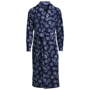 Lands' End Men's Fleece Robe for $14