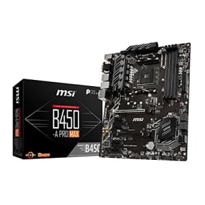 MSI ProSeries AMD Ryzen 2ND and 3rd Gen AM4 M.2 USB 3 DDR4 D-Sub DVI HDMI Crossfire ATX Motherboard for $95