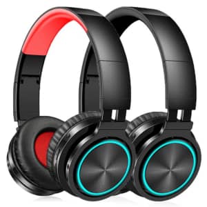 Zacro Noise Cancelling Bluetooth Headphones for $17