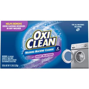 OxiClean Washing Machine Cleaner 4-Count for $3.75 via Sub & Save OxiClean Washing Machine Cleaner 4-Count for $3.75 via Sub & Save