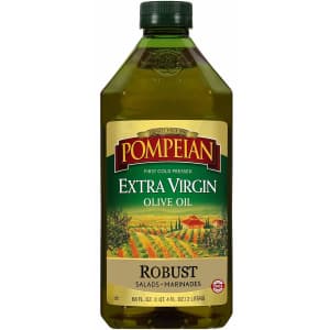 Pompeian 68-oz. Robust Extra Virgin Olive Oil Bottle for $15 Pompeian 68-oz. Robust Extra Virgin Olive Oil Bottle for $15