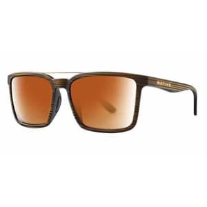 Native Eyewear Four Corners Polarized Sunglasses, Wood/Bronze Reflex, 56 mm for $112