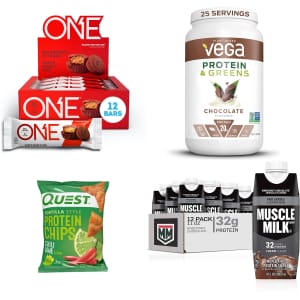 Protein Snacks and Shakes at Amazon: Buy 1, get 50% off 2nd