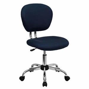 Flash Furniture Mid-Back Navy Mesh Padded Swivel Task Office Chair with Chrome Base for $88