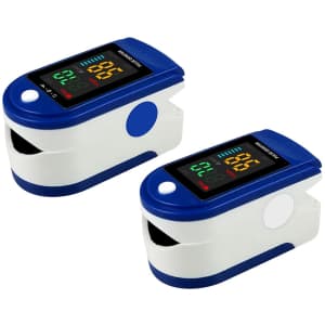 Docona Mini Fingertip Oxygen Meter 2-Pack for $9 Docona Mini Fingertip Oxygen Meter 2-Pack for $9