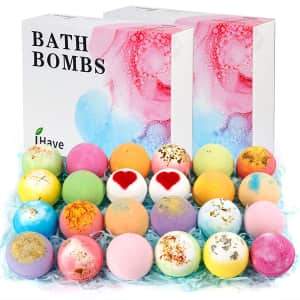 iHave Bath Bombs 24-Piece Spa Gift Set for $25