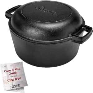 Cuisinel 2-in-1 Cast Iron Multi Cooker for $29 Cuisinel 2-in-1 Cast Iron Multi Cooker for $29