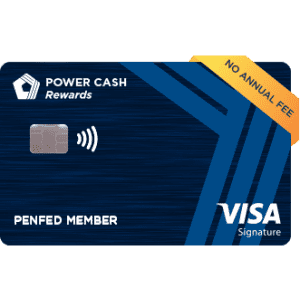PenFed Power Cash Rewards Visa Signature® Card: Earn a $100 Bonus + Cash Back on all Purchases