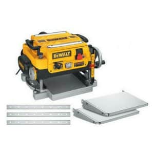 DeWalt 120V 13" 3-Knife 2-Speed Thickness Planer for $560 DeWalt 120V 13" 3-Knife 2-Speed Thickness Planer for $560