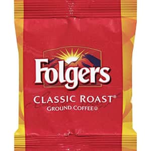 Folgers Single-Serve Coffee Packets, Classic Roast, Carton Of 42 for $43