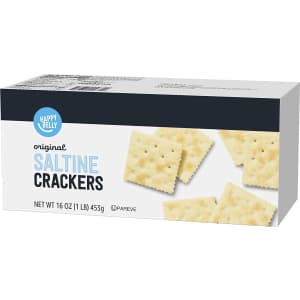 Happy Belly 16-oz. Original Saltine Crackers for $2 Happy Belly 16-oz. Original Saltine Crackers for $2