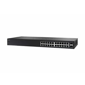 Cisco SG110-24 Desktop Switch with 24 Gigabit Ethernet (GbE) Ports plus 2 Combo mini-GBIC SFP, for $193