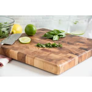 Ironwood Charleston 14" x 14" Acacia Wood End Grain Chef's Board for $38 Ironwood Charleston 14" x 14" Acacia Wood End Grain Chef's Board for $38