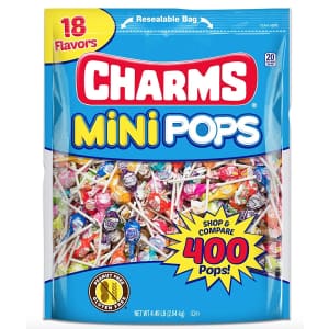 Charms Mini Pops 400-Pack for $8 Charms Mini Pops 400-Pack for $8