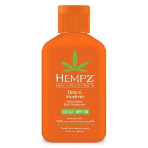 Hempz Yuzu & Starfruit Daily Herbal Lotion for $3.49 via Sub & Save Hempz Yuzu & Starfruit Daily Herbal Lotion for $3.49 via Sub & Save