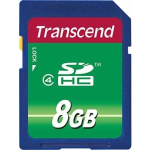 Transcend 8GB SDHC Memory Card for $10