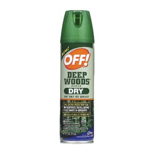 OFF! Deep Woods Insect Repellent Dry 4-oz. Spray Can for $2.99 for Ace Rewards members OFF! Deep Woods Insect Repellent Dry 4-oz. Spray Can for $2.99 for Ace Rewards members