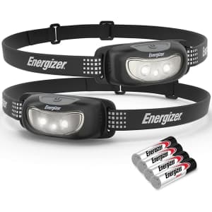 Energizer LED Headlamp 2-Pack for $12