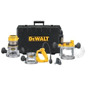 DeWalt 12A 2.25HP Plunge Base and Fixed Base for $384 DeWalt 12A 2.25HP Plunge Base and Fixed Base for $384